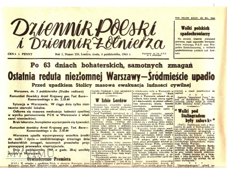 Dziennik polski i dziennik żołnierski