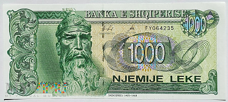 Albania 1000 leke 1996