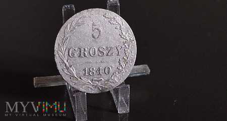 5 Groszy Polski Królestwo Kongresowe 1840