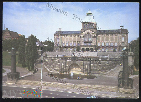 Szczecin - Muzeum Narodowe i Teatr Współ. - 80-te
