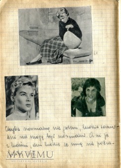 Duże zdjęcie Audrey Hepburn Jean Gabain + scrapbooking