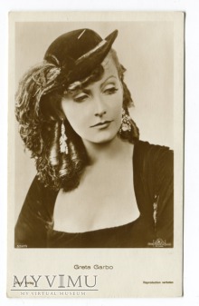 Greta Garbo Verlag Ross 5287/1 Vintage Postcard