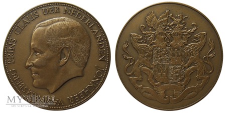 Duże zdjęcie Książe Claus - Holandia - medal 1980-2002