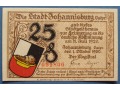 25 Pfennig 1921 r - Johannisburg Ostpr. - Pisz