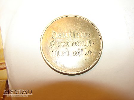 Duże zdjęcie Medal Deutsche Verdienstmedaille bronzen