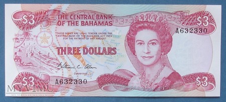 3 dolary 1974 (84) - Bahamy