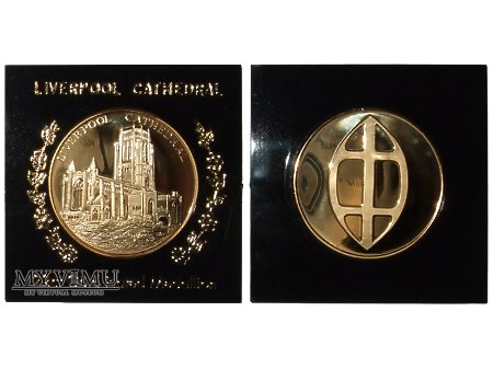 Liverpool Cathedral medal ok. 1995