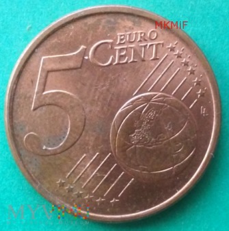 5 Euro Cent 2002 Irlandia