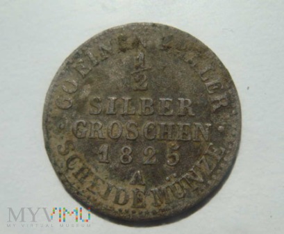 1/2 Silber Groschen - 1825 rok - A