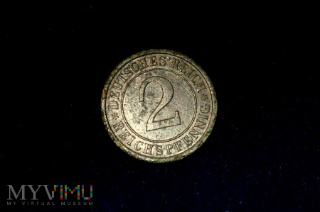 Duże zdjęcie 2 Reichspfennig 1925