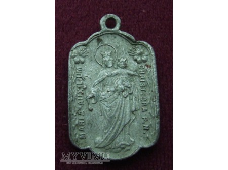 Medalik z Matką Bożą Wspomożycielką Wiernych