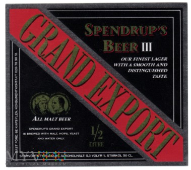 SPENDRUP's GRAND EXPORT