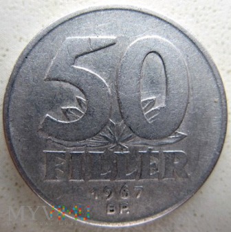 50 fillerów 1967 r. Węgry