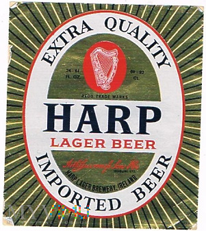 harp lager beer