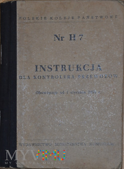 H7-1958 Instrukcja dla kontrolera przewozów