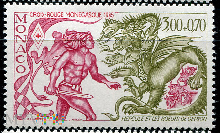 Duże zdjęcie 12 prac Heraklesa Monaco znaczki 1985-1986 cz. II
