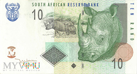 Republika Południowej Afryki - 10 randów (2005)