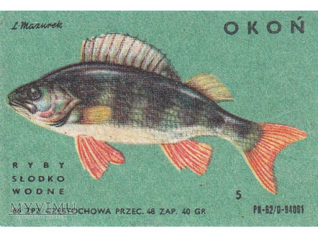 Etykiety z rybami słodkowodnymi (cz. 1)