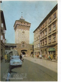 Duże zdjęcie Kraków - Brama Floriańska - 1966