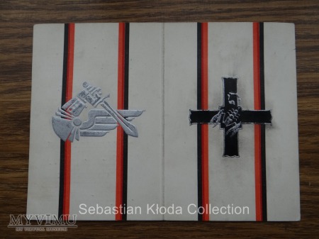 Legitymacja Odznaki Pułku 4 Pancernego "Skorpion"