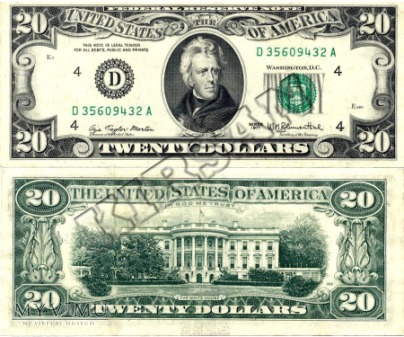 Banknot $ 20.00 1977 r