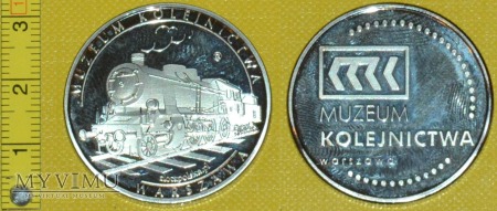 Medal kolejowy - usługowy Muzeum Kolejnictwa