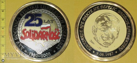 Medal kolejowy - związkowy NSZZ 