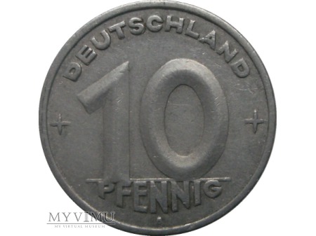 10 Pfennig 1949 rok.