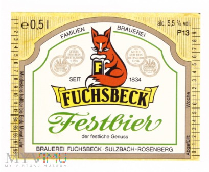 Fuchsbeck, Festbier