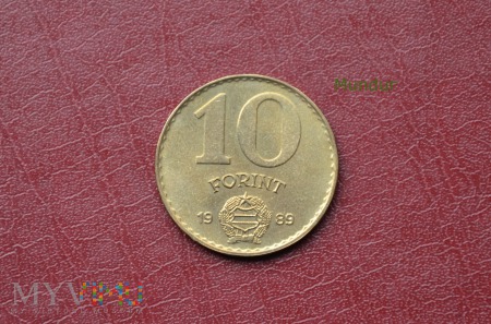 Duże zdjęcie Moneta węgierska: 10 forint