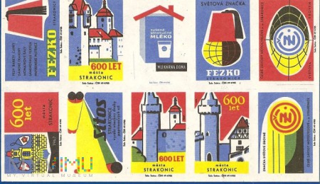 Czechosłowackie etykiety Matchbox