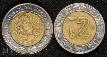 Meksyk, 2 Peso 2007