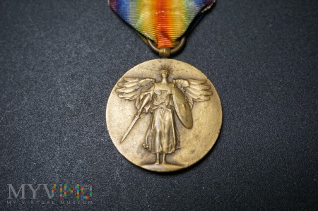 Medal Zwycięstwa 1914 - 1918 - USA z okuciem