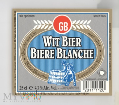 GB Wit Bier Bière Blanche
