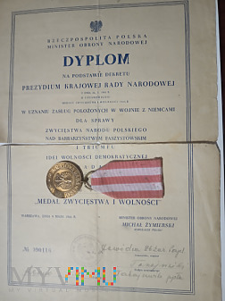Medal Zwycięstwa i Wolności 1945 r.