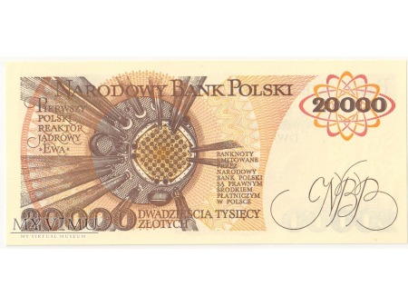 20000 złotych 1989 rok seria AN