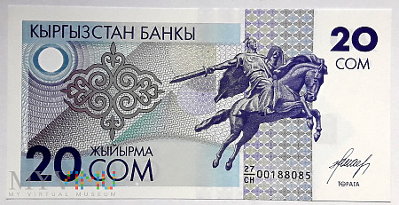 Kirgistan 20 som 1993