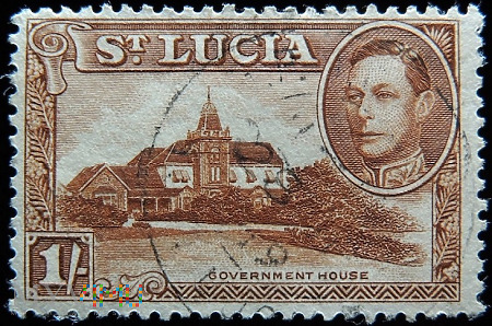 St. Lucia 1s Jerzy VI