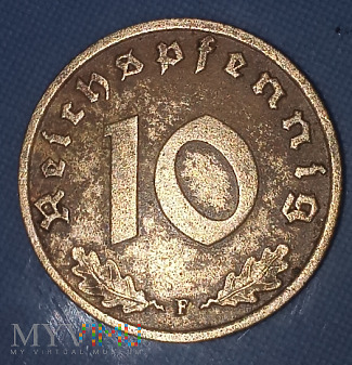 10 Reichspfennig 1939 F