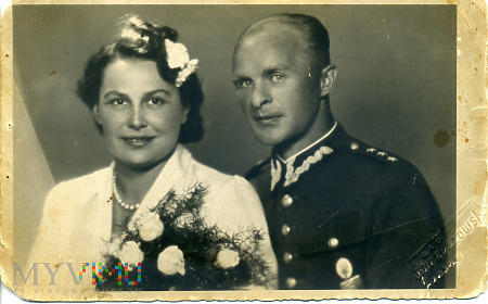 Kapitan 40 pułku piechoty z żoną