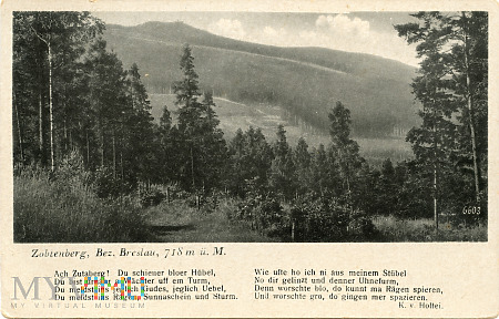 Duże zdjęcie Zobtenberg, Bez. Breslau, 716 m ü. M.