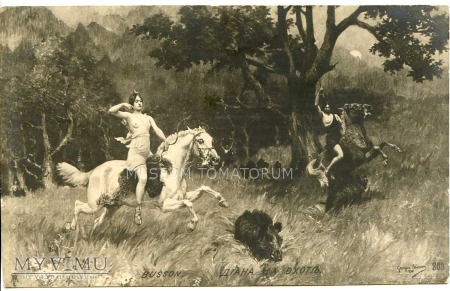 Duże zdjęcie Georges Busson - Diana na polowaniu