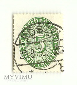 5 Dienstmarke Deutsches Reich Roszel 1930