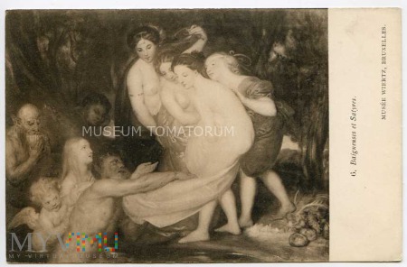 A. Wiertz - Kąpiące się kobiety (nimfy) i Satyr