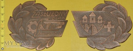 Medal kolejowy - firmowy KZŁ Bydgoszcz