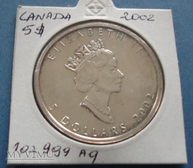 5 Dollar 2002 r - Kanada