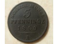 3 Pfenninge 1869, A ,Prusy