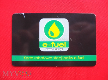 Karta stacji paliw e-fuel
