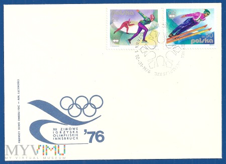Duże zdjęcie Zimowe Igrzyska Olimpijskie w Insbrucku.10.1.1976.