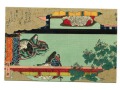 Utagawa Hiroshige pocztówka Konkubina Kiritsubo